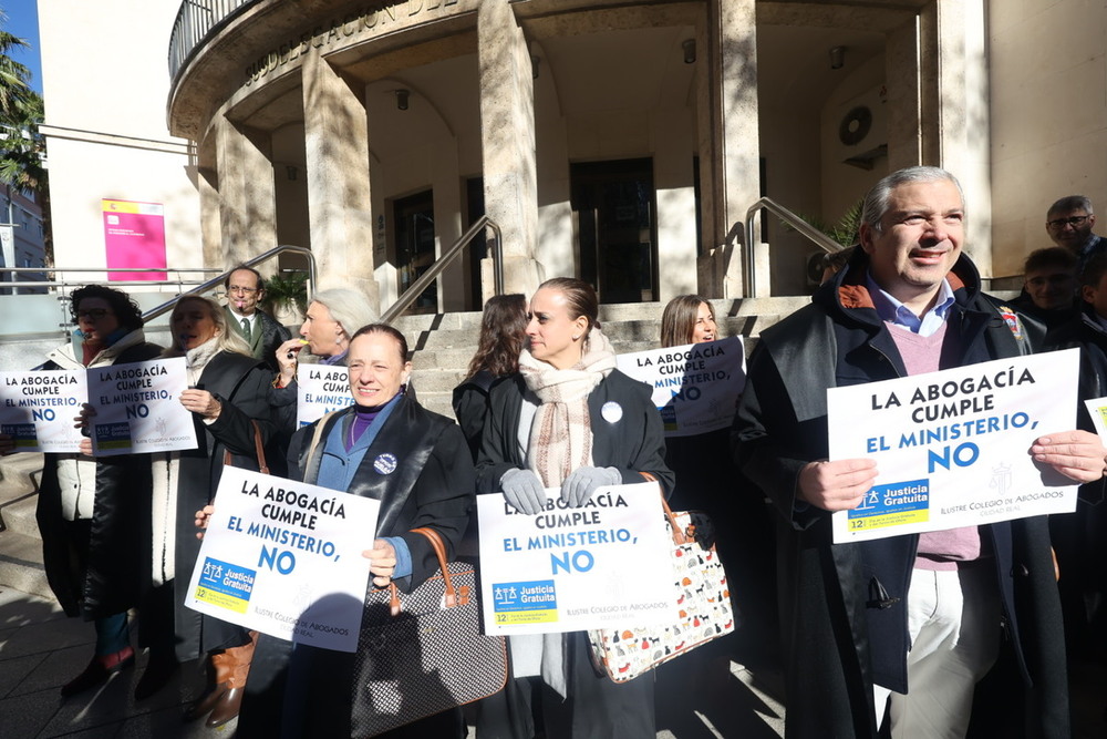 El Turno de Oficio se hace oír en el centro de Ciudad Real