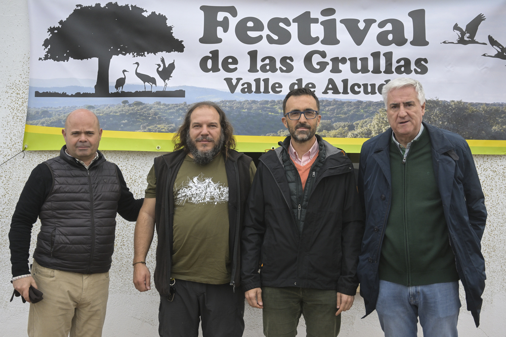 Las grullas, protagonistas en el Valle de Alcudia