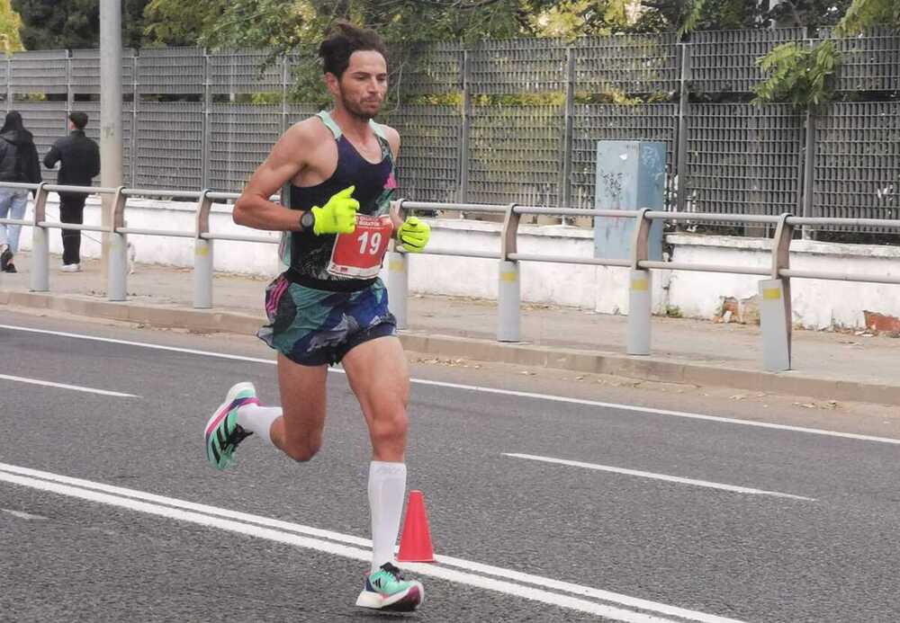 Félix Pont, ganador de la prueba reina, en un momento de la carrera.