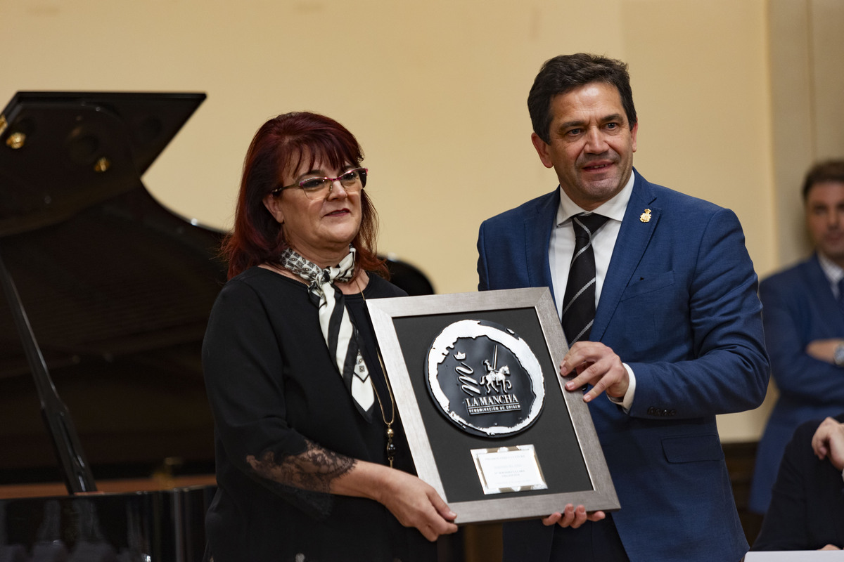 Entrega de los Premios Vino y Cultura 2023 organizada por la D.O. La Mancha, vino  / RUEDA VILLAVERDE