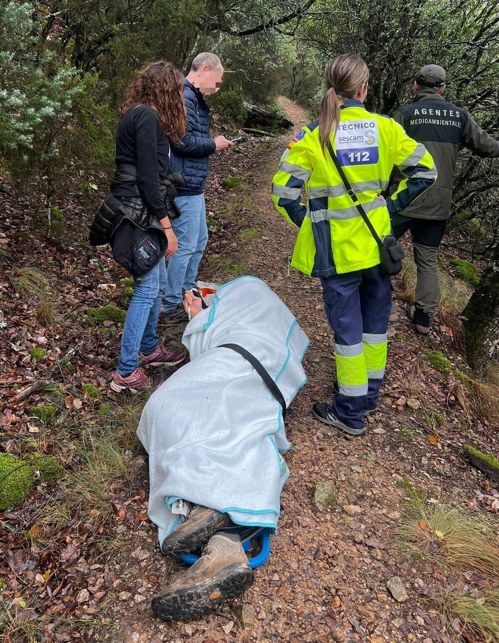 Rescatado un senderista en Fuencaliente