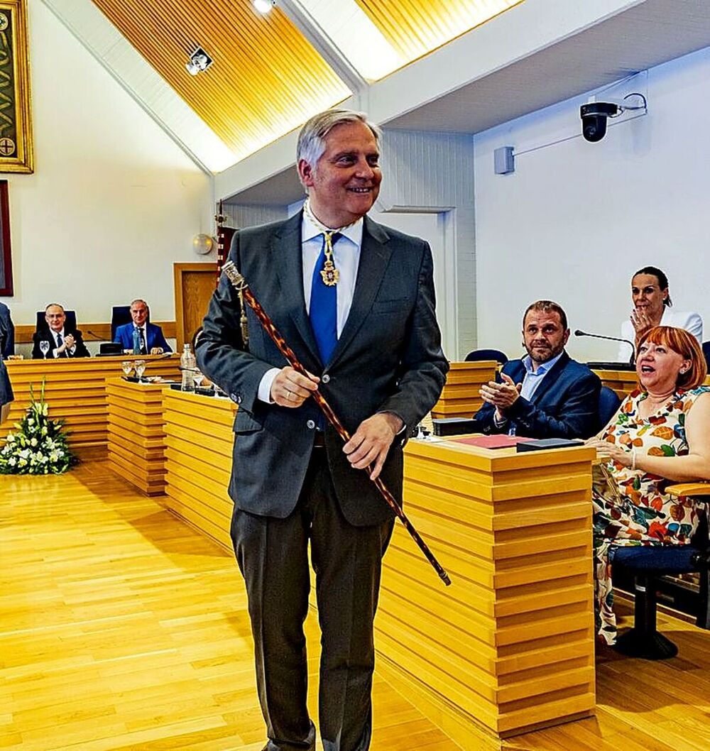 Francisco Cañizares, tras ser investido alcalde de Ciudad Real.