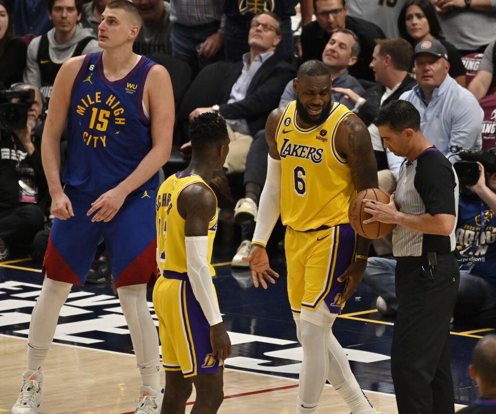 NBA Western Conference Finals - Los Angeles Lakers at Denver Nuggets  / BOB PEARSON