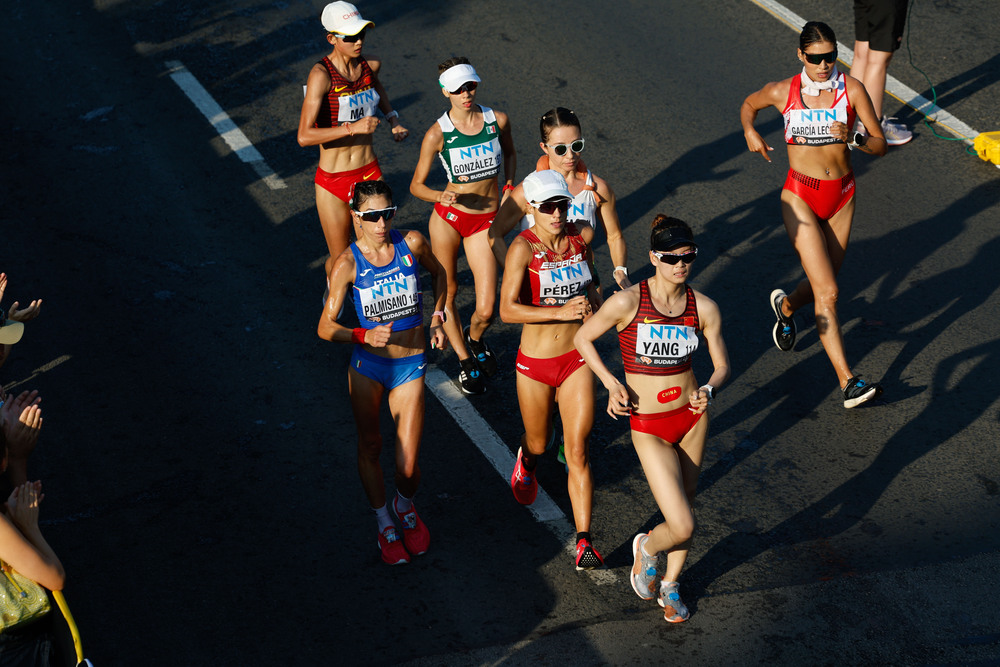 María Pérez, campeona del mundo de 20 kilómetros marcha  / EFE