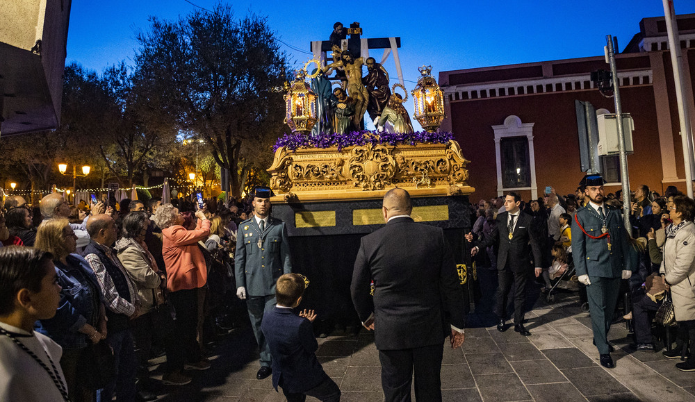 Semana Santa en ciudad real, procesión del Santo Entierro en Ciudad Real, procesión del viernes por la tarde noche  / RUEDA VILLAVERDE