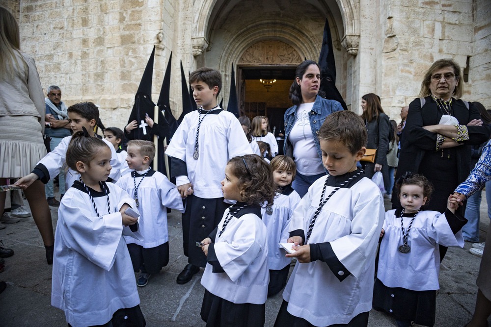 Semana Santa en ciudad real, procesión del Santo Entierro en Ciudad Real, procesión del viernes por la tarde noche  / RUEDA VILLAVERDE