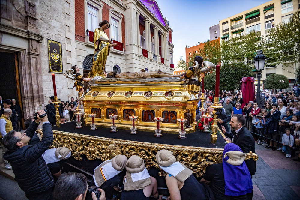 Semana Santa en ciudad real, procesión del Santo Entierro en Ciudad Real, procesión del viernes por la tarde noche  / RUEDA VILLAVERDE