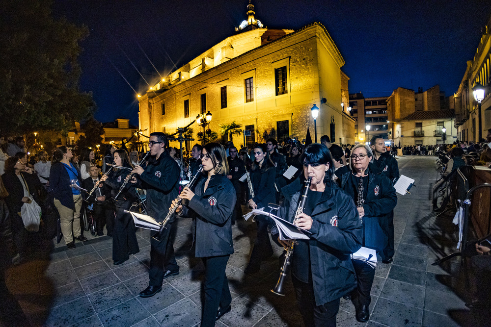 Semana Santa en ciudad real, procesión del Santo Entierro en Ciudad Real, procesión del viernes por la tarde noche  / RUEDA VILLAVERDE