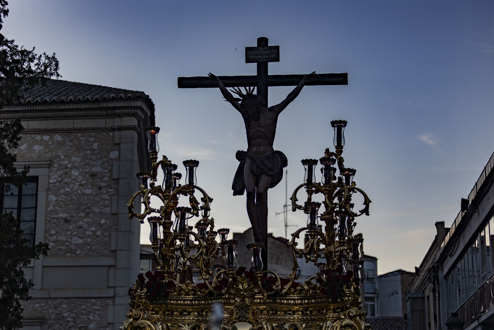 Semana Santa en ciudad real, procesión del Santo Entierro en Ciudad Real, procesión del viernes por la tarde noche  / RUEDA VILLAVERDE