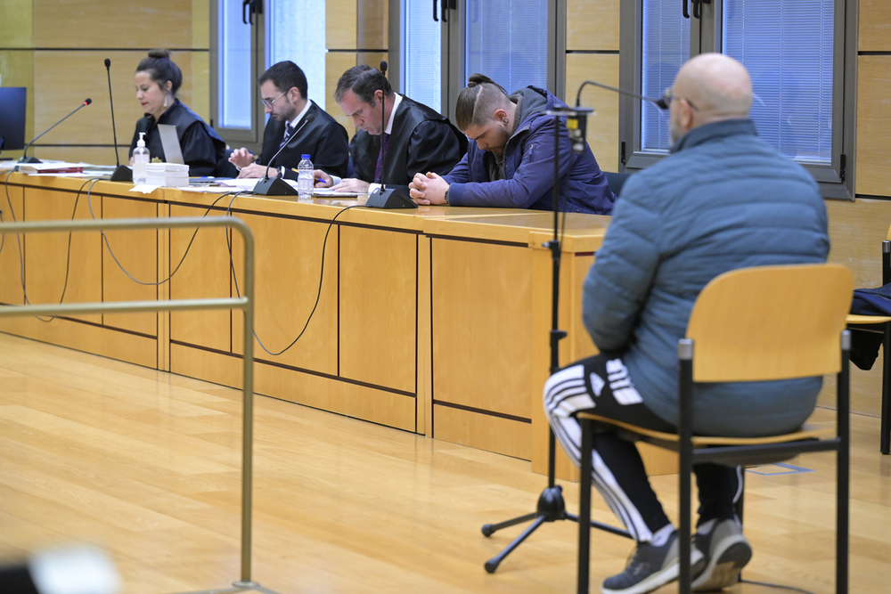 Momento del testimonio de uno de los agentes de la Guardia Civil.