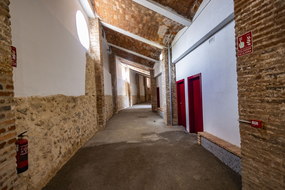 Plaza de toros de ciudad real, yça terminada, Francisco Cañizares, visita la Plaza de Toros de Ciuad real, ya finalizada, aspecto de como ha quedado la Plaza de toros  / RUEDA VILLAVERDE