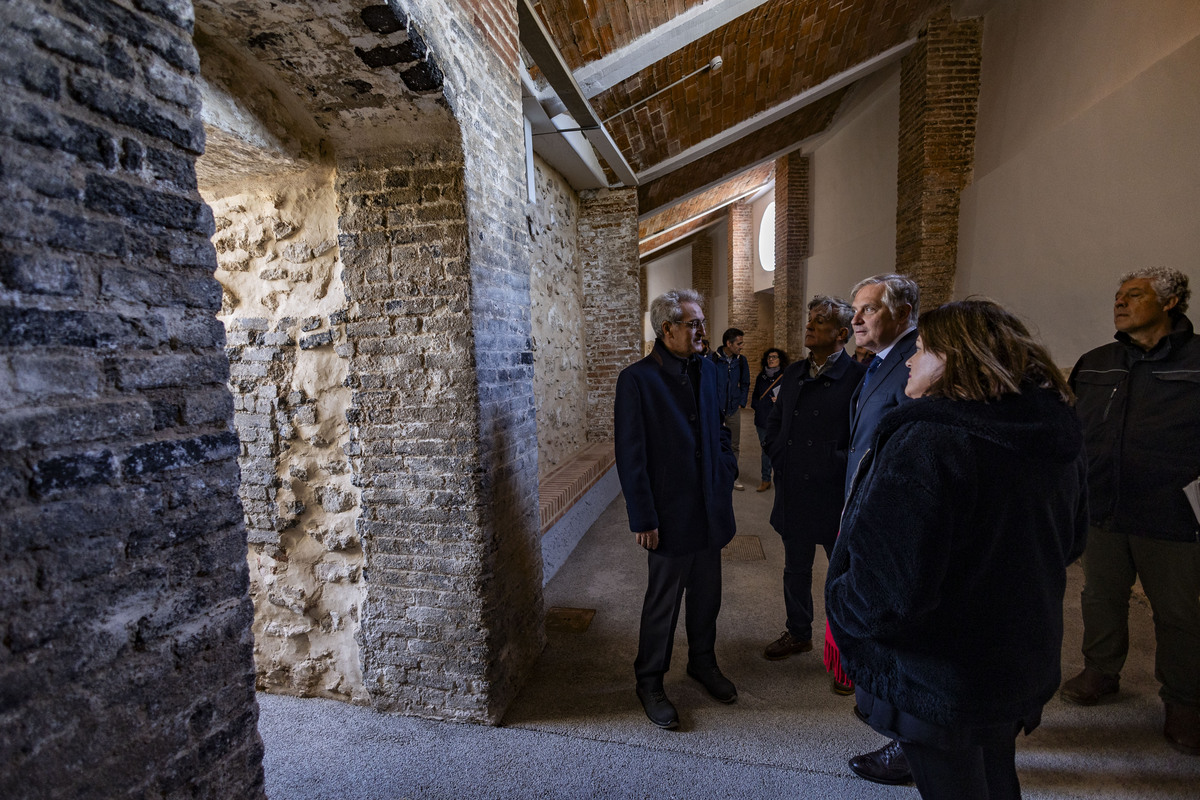 Plaza de toros de ciudad real, yça terminada, Francisco Cañizares, visita la Plaza de Toros de Ciuad real, ya finalizada, aspecto de como ha quedado la Plaza de toros  / RUEDA VILLAVERDE