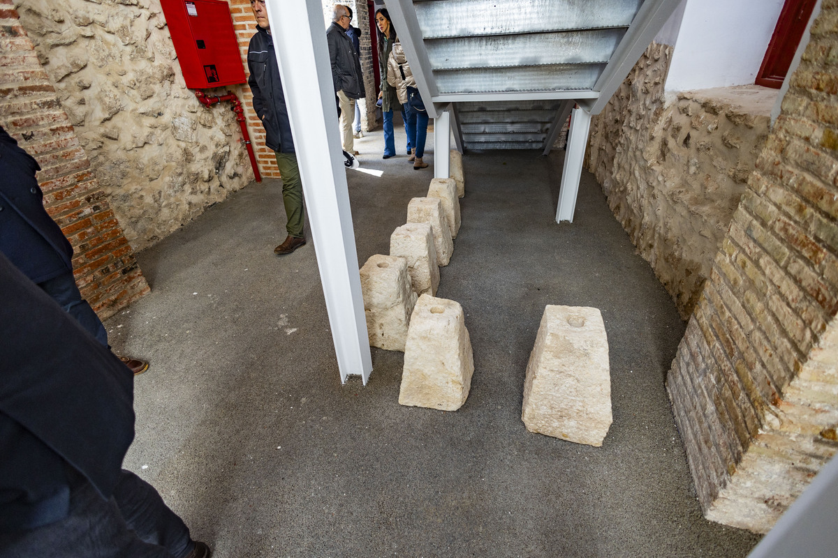 Plaza de toros de ciudad real, yça terminada, Francisco Cañizares, visita la Plaza de Toros de Ciuad real, ya finalizada, aspecto de como ha quedado la Plaza de toros  / RUEDA VILLAVERDE