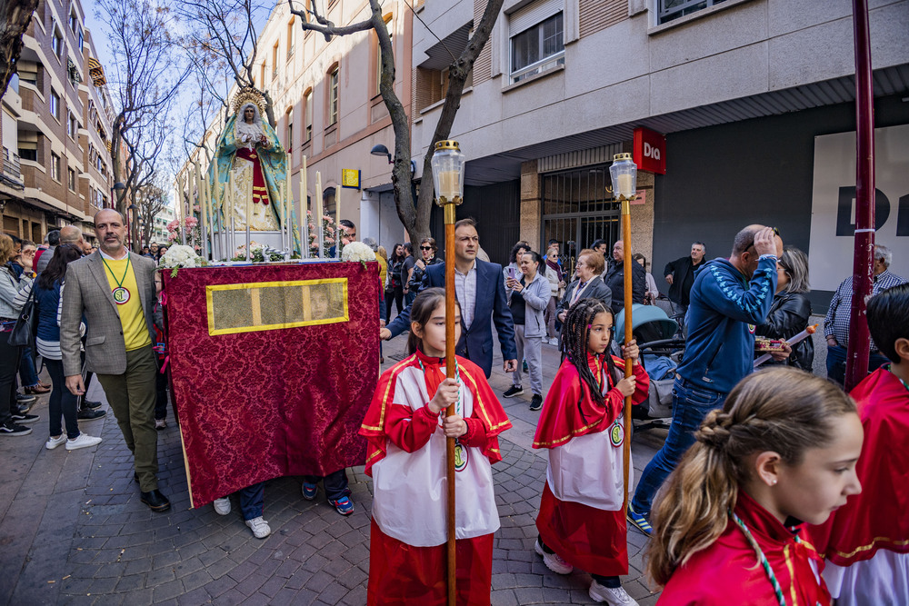 procesión de semana santa de los niños del Colegio San José, semana santa, procesión infantil del colegio san josé  / RUEDA VILLAVERDE