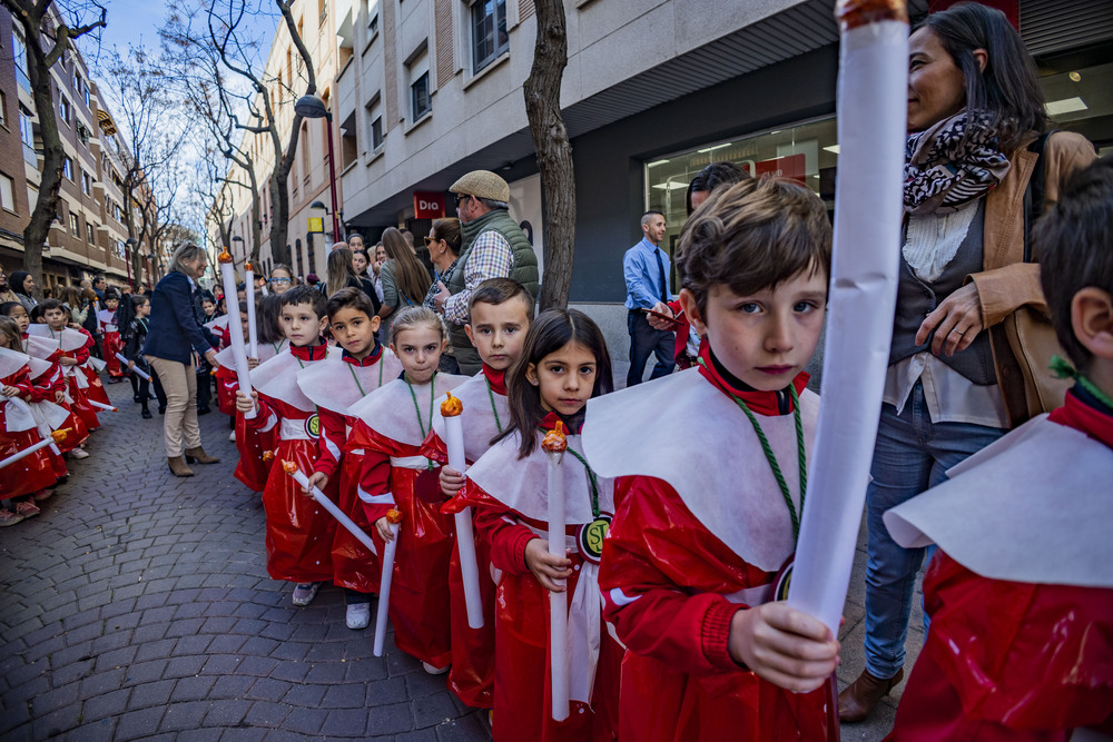 procesión de semana santa de los niños del Colegio San José, semana santa, procesión infantil del colegio san josé  / RUEDA VILLAVERDE