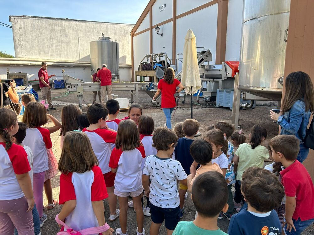 'A remate de vendimia', en el CEIP Félix Grande