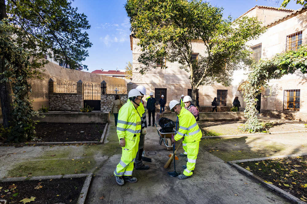 El patio del convento, primer espacio en abrir al público