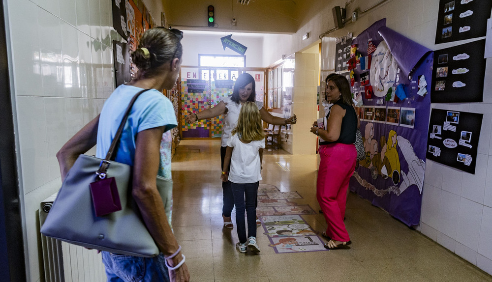 Un curso con más profesores, con 'banco' y sin móviles