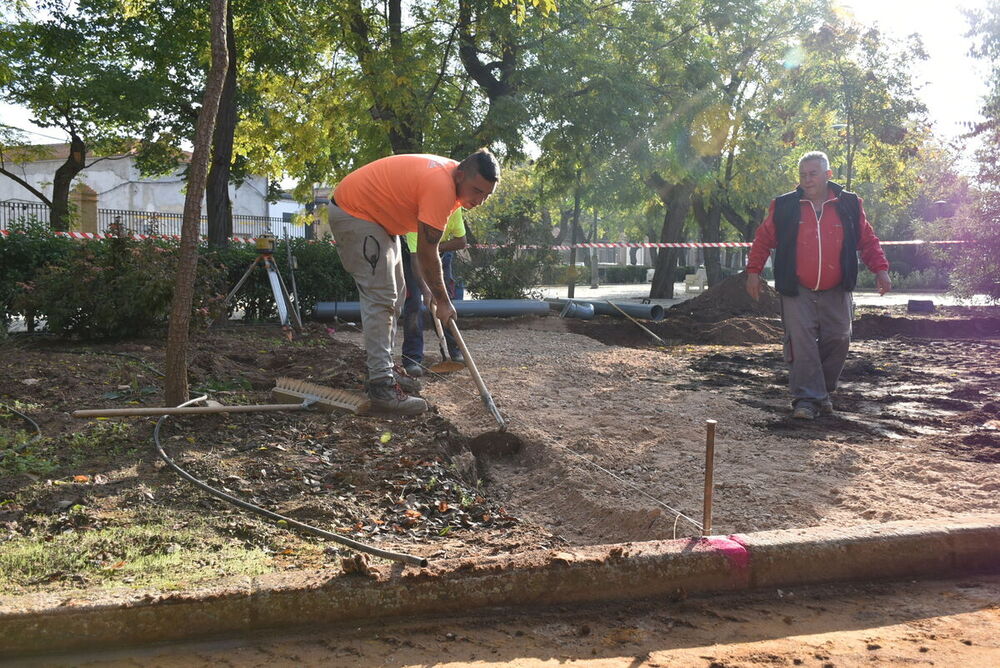 La zona infantil del parque de San Isidro cambia de ubicación 