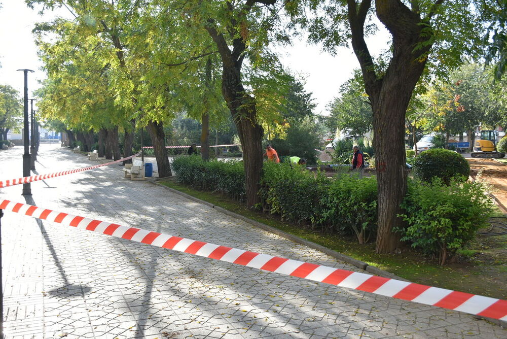 La zona infantil del parque de San Isidro cambia de ubicación 