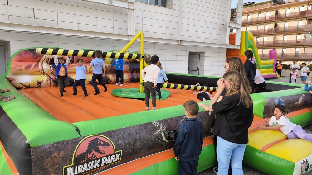 Oriente e hinchables para vivir la Semana de la Infancia