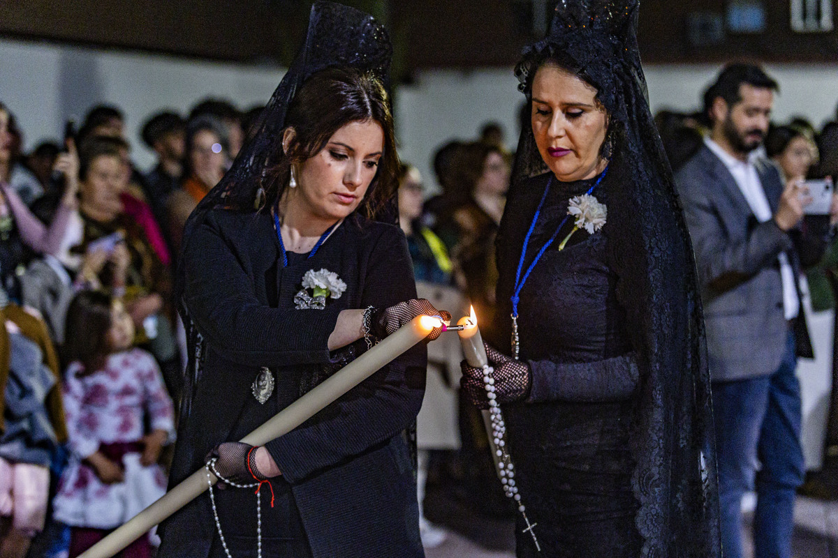 Semana Santa, procesión de la Dolorosa de Santiago, viernes de Dolores  / RUEDA VILLAVERDE