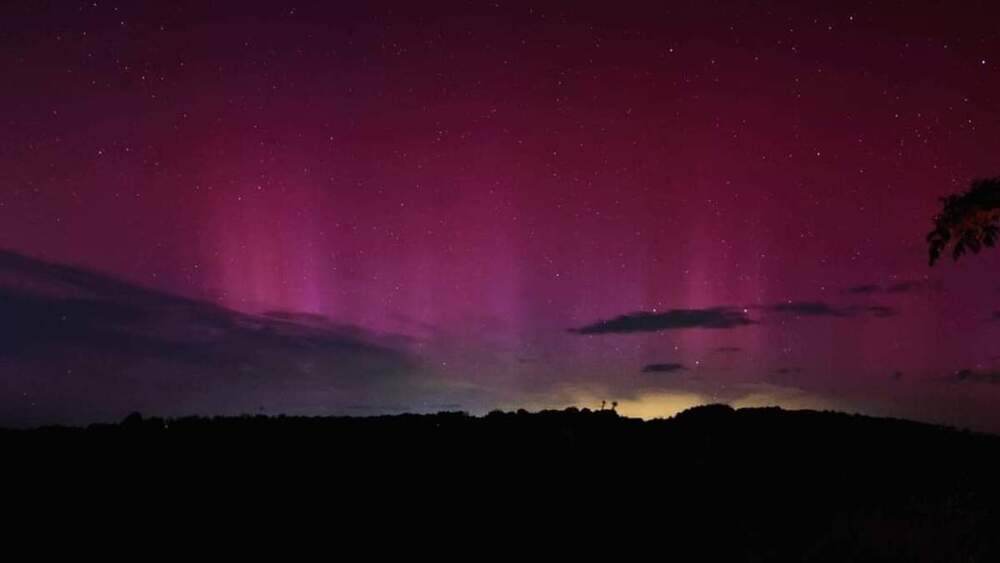 Una aurora boreal sobre Ciudad Real inunda las redes