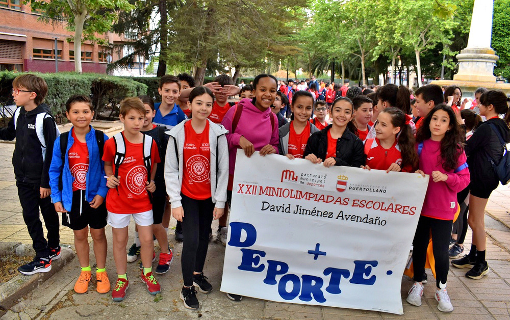 El atletismo, protagonista en el inicio de las Miniolimpiadas