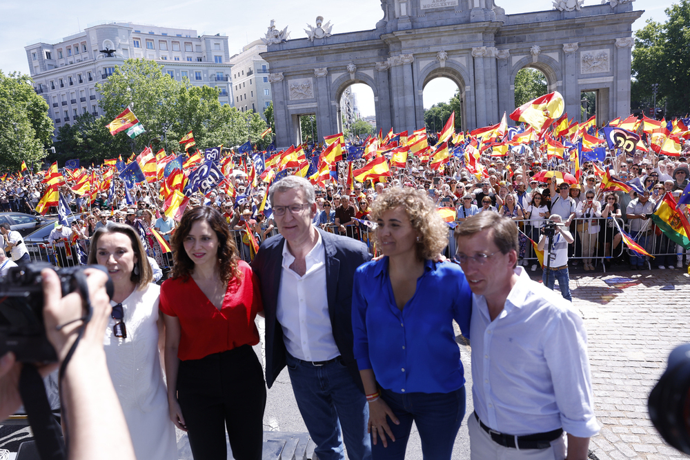 El PP vuelve a salir a la calle contra Sánchez y la amnistía