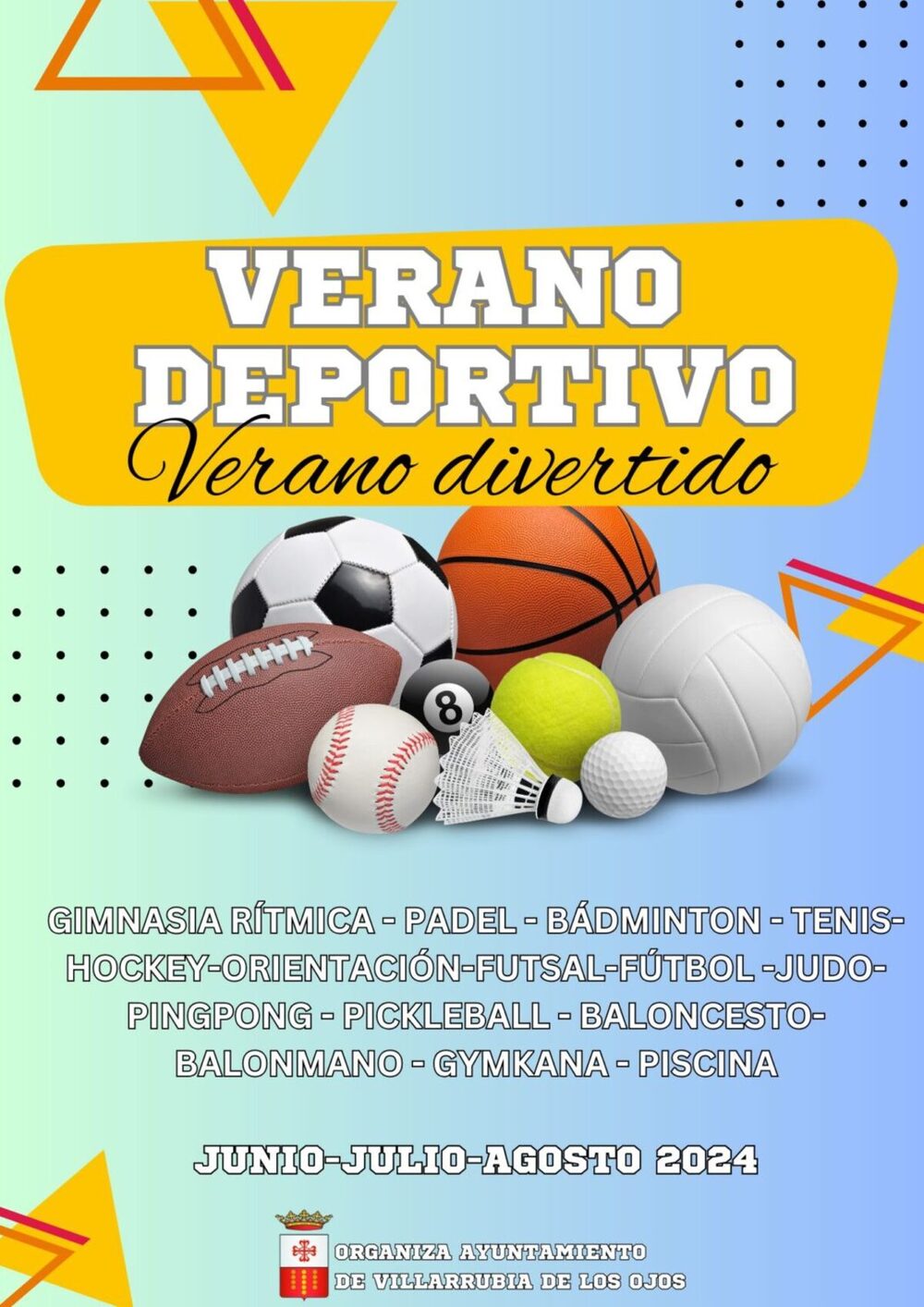 ‘Verano deportivo, verano divertido’, en Villarrubia 