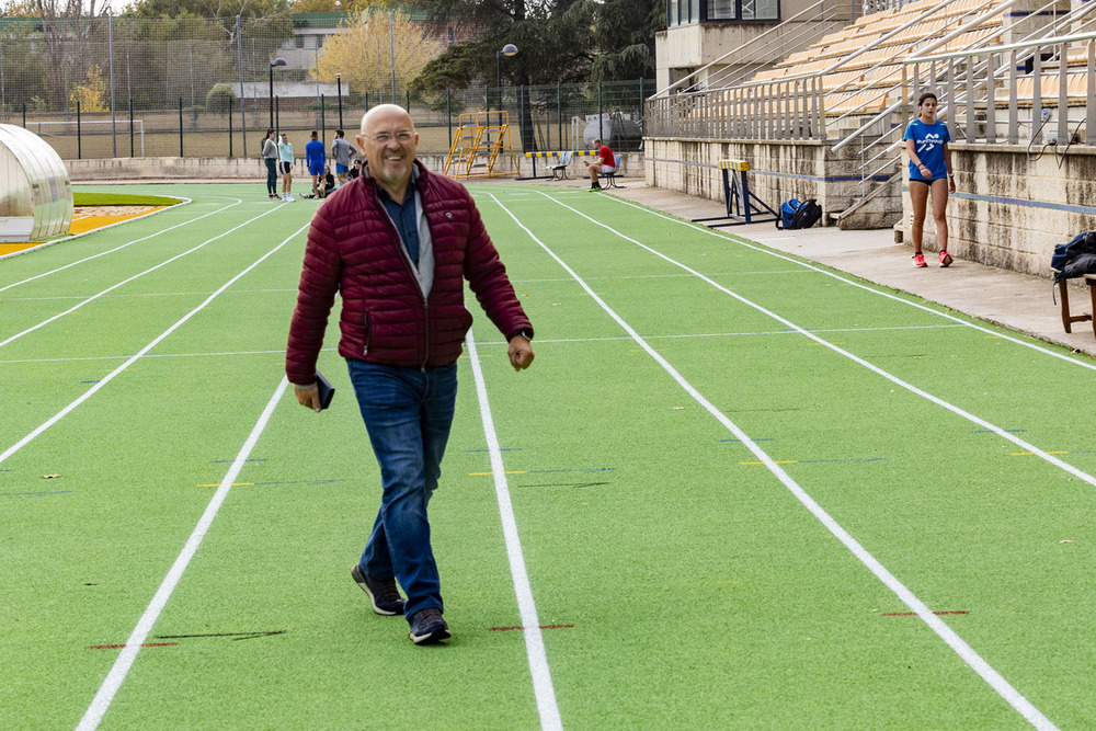 Olallo Fernández, presidente de la Federación de Atletismo de Castilla-La Mancha.