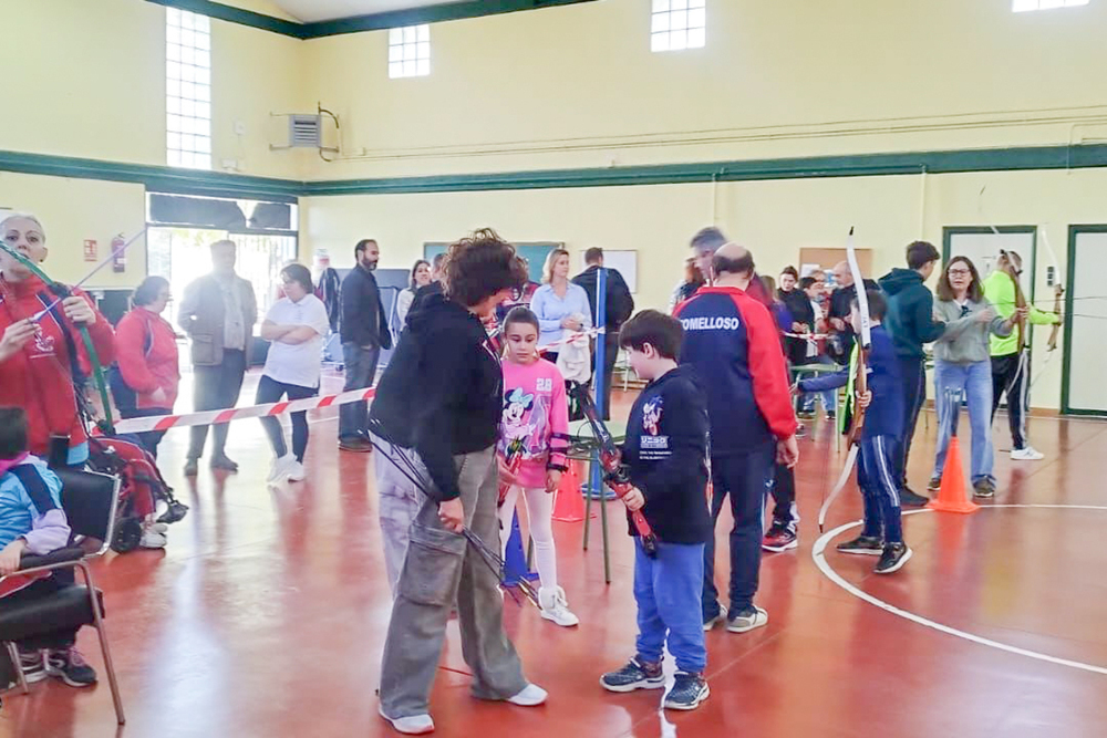 Medio centenar de 'delfines',en el campeonato de tiro con arco