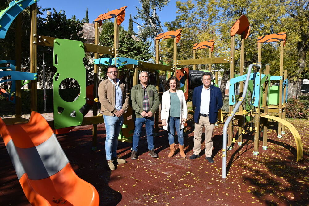 Inauguradas las nuevas zonas infantiles del parque San Isidro