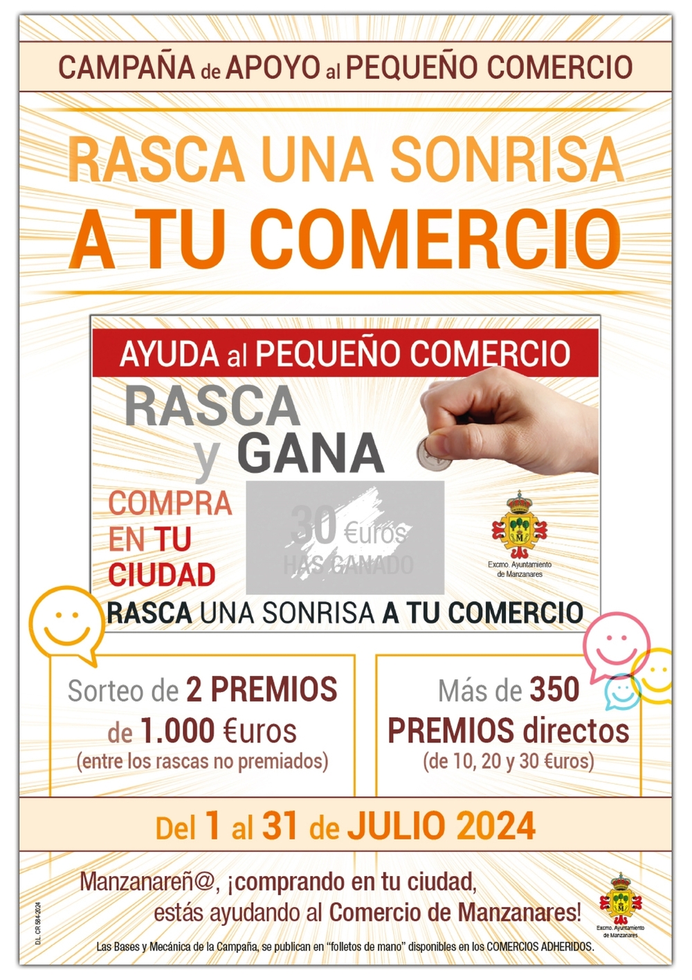 Manzanares presenta 'Rasca una sonrisa a tu comercio'