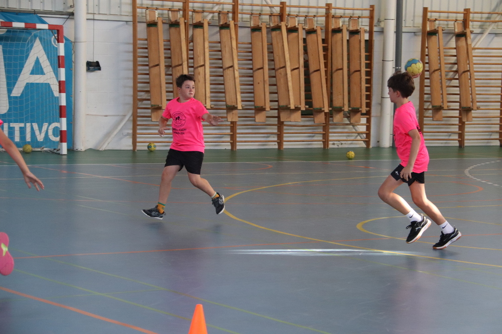 Márquez y Marchán visitan el Campus del Handball Manzanares