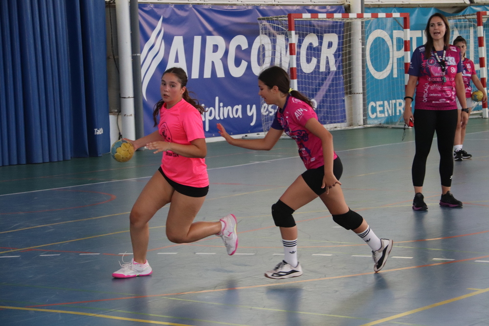 Márquez y Marchán visitan el Campus del Handball Manzanares