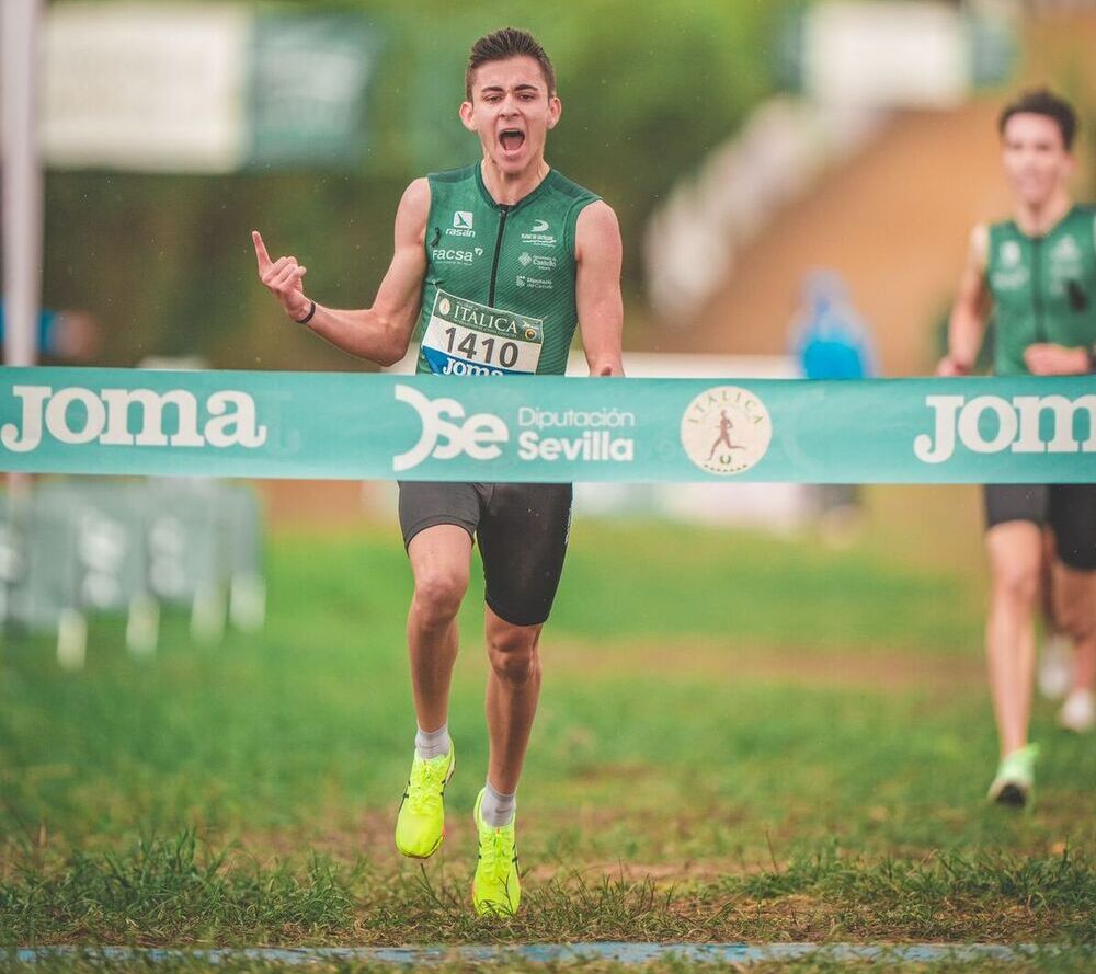 Unai Naranjo, en el Cross de Itálica.