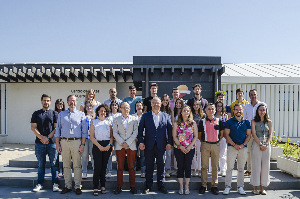 Estudiantes de prácticas en Repsol Puertollano