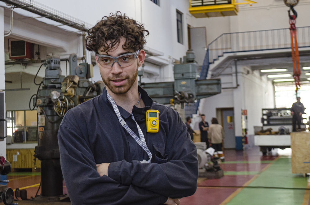 Estudiantes de prácticas en Repsol Puertollano