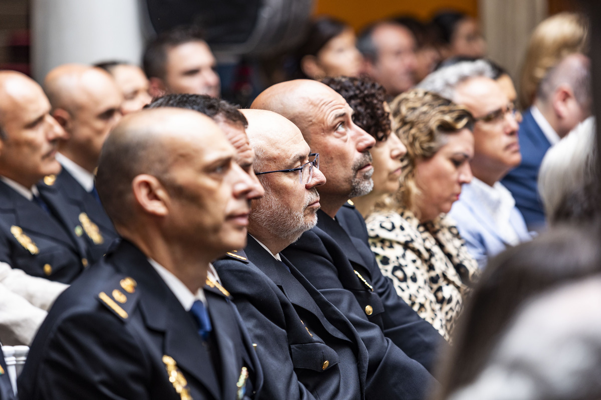 la delegada de la Junta Blanca Fernández  preside el acto de homenaje a la Policía Nacional por su bicentenario, Policía nacional en el  ACTO DE CIUDAD REAL  / RUEDA VILLAVERDE