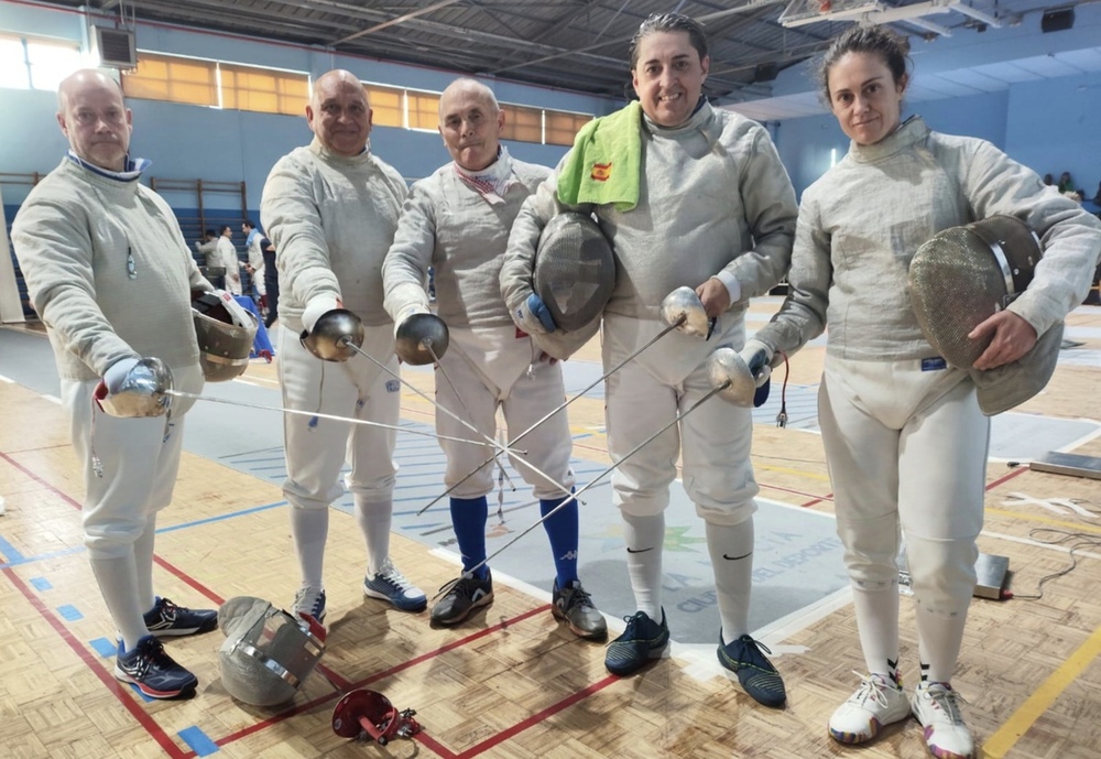 Tiradores del Club Esgrima Ciudad Real.