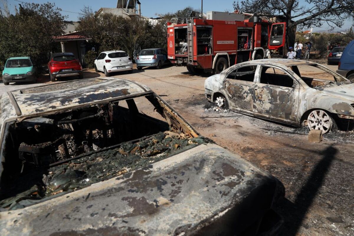 Wildfire in Greece's Attica region  / GEORGE VITSARAS