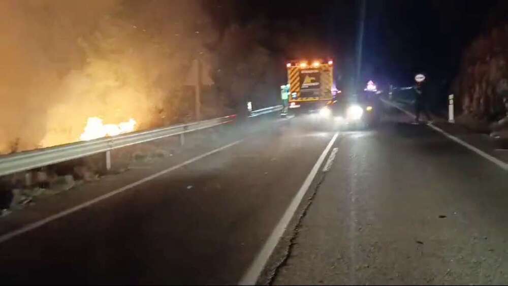 Arde el Parque Natural de Las Lagunas de Ruidera