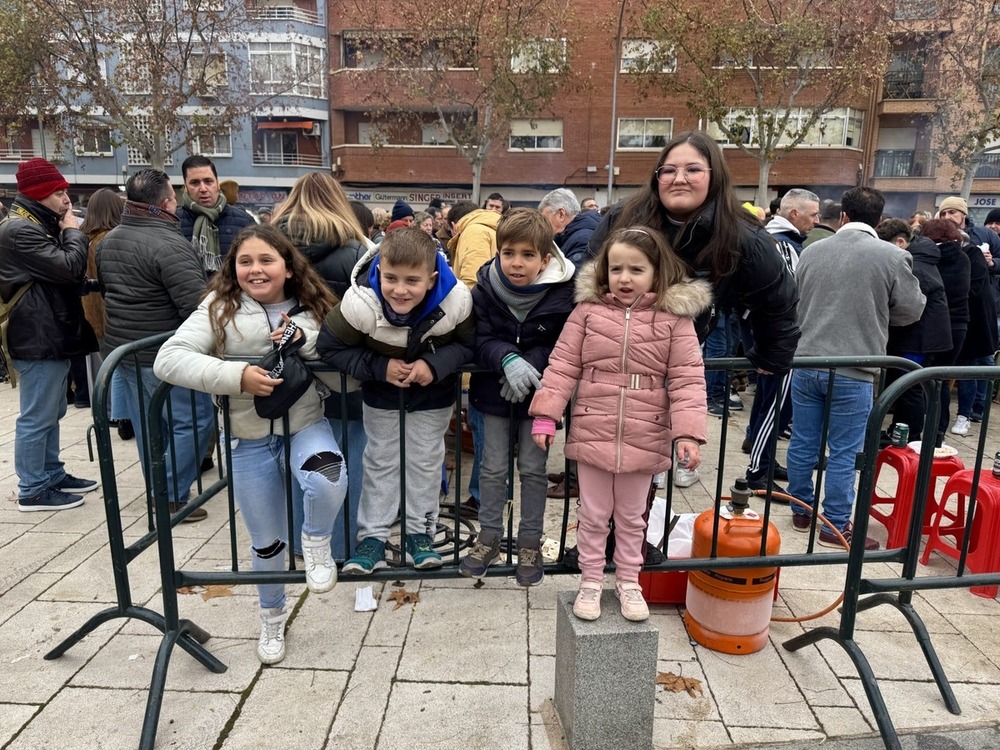 Despedida de año entre migas en la Puerta de Toledo