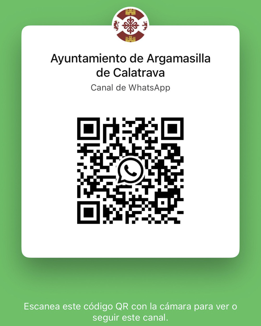 Argamasilla de Calatrava lanza su canal oficial de Whatsapp 