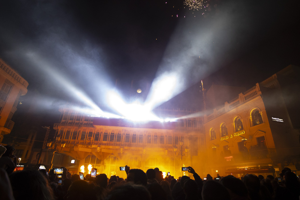 Encendido de las luces navideñas en Ciudad Real.