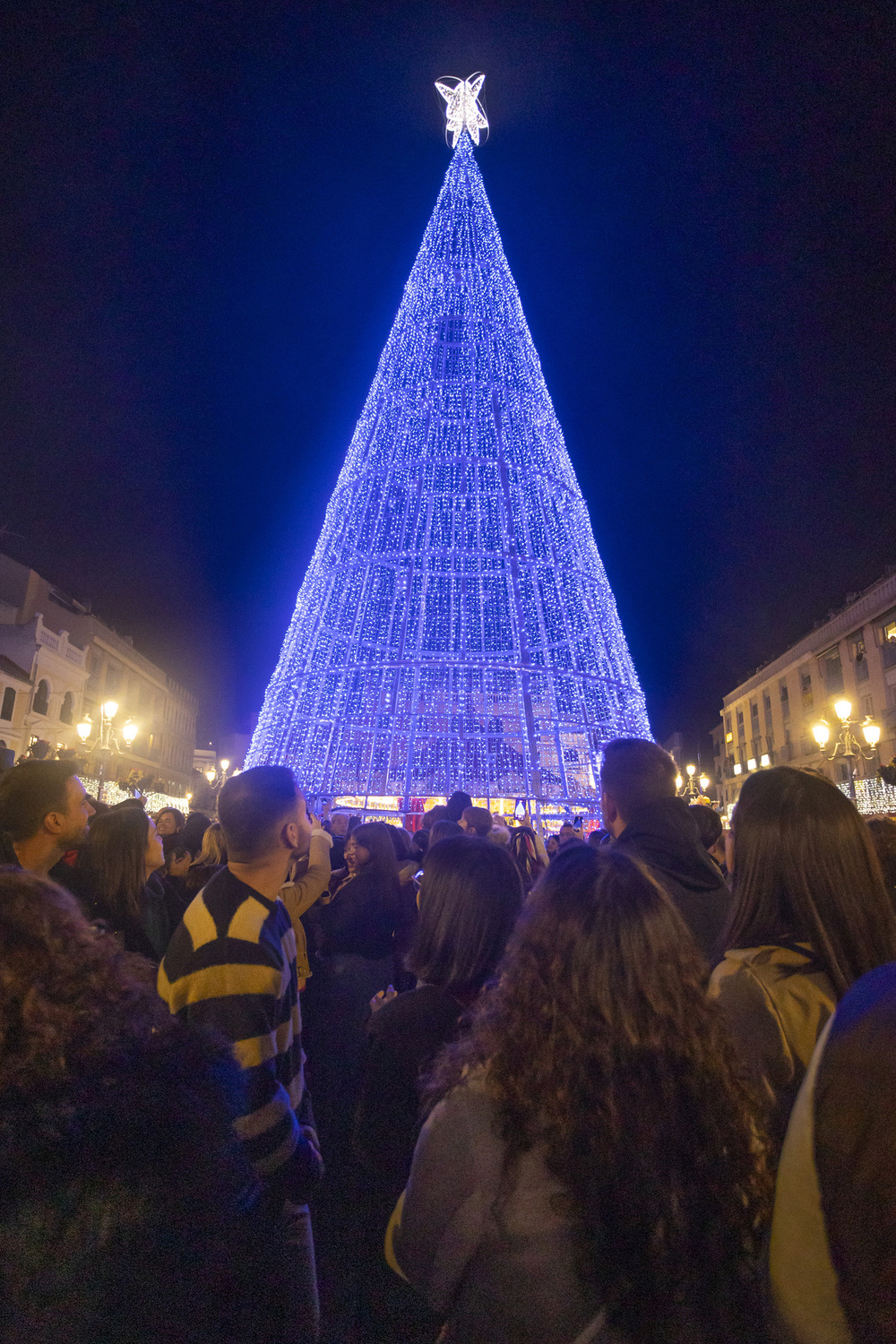 Encendido de las luces navideñas en Ciudad Real.