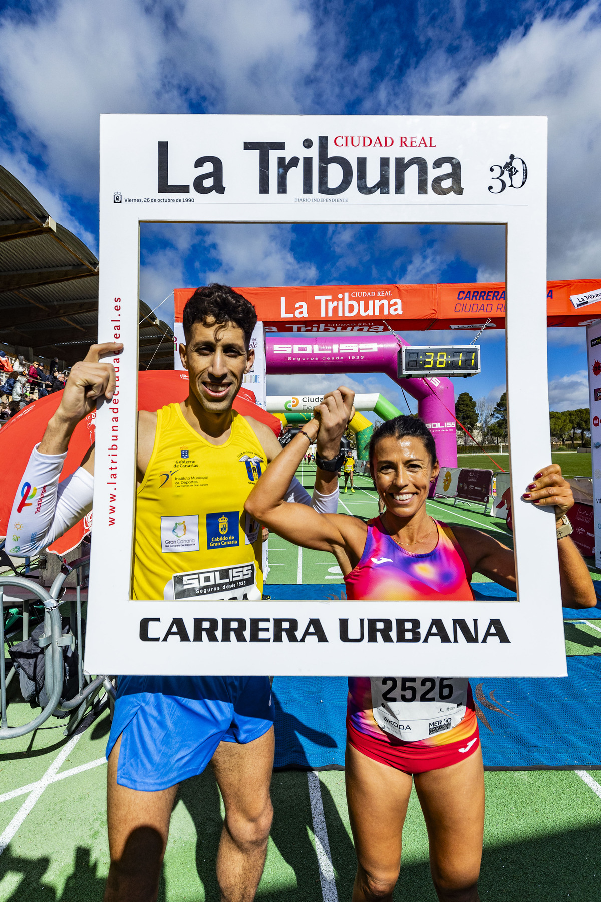 carrera popular de La Tribuna en Ciudad Real, Carrera de La Tribuna de 10 klm  / RUEDA VILLAVERDE