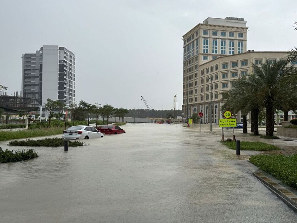 Las lluvias torrenciales inundan Dubái