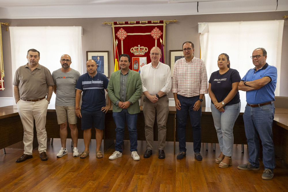 Autoridades, en la presentación del torneo.